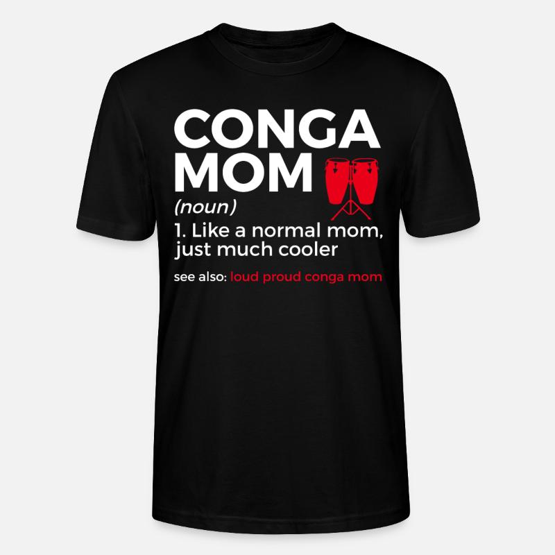 Konga Musiker - Stanley/Stella Unisex Bio-T-Shirt CRAFTER - Schwarz