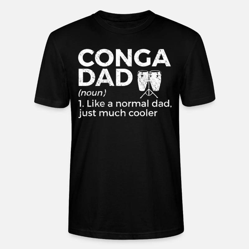 Konga Musiker - Stanley/Stella Unisex Bio-T-Shirt CRAFTER - Schwarz