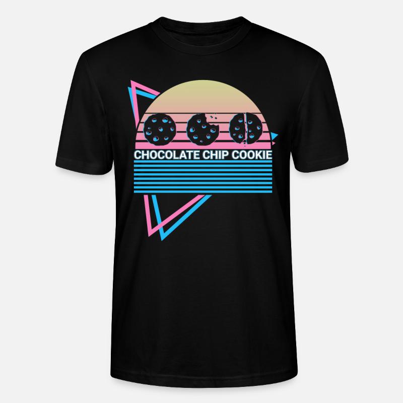 Schokoladenplätzchen Retro - Stanley/Stella Unisex Bio-T-Shirt CRAFTER - Schwarz