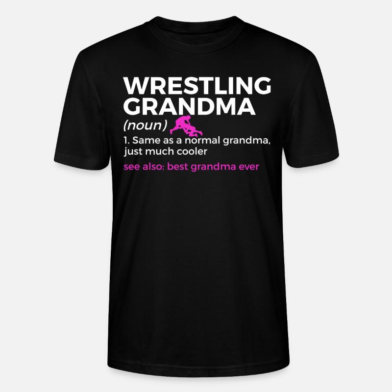 Wrestling - Stanley/Stella Unisex Bio-T-Shirt CRAFTER - Schwarz