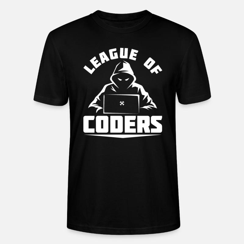 Developer Coder Programmer - Stanley/Stella CRAFTER Unisex Organic T-Shirt - black