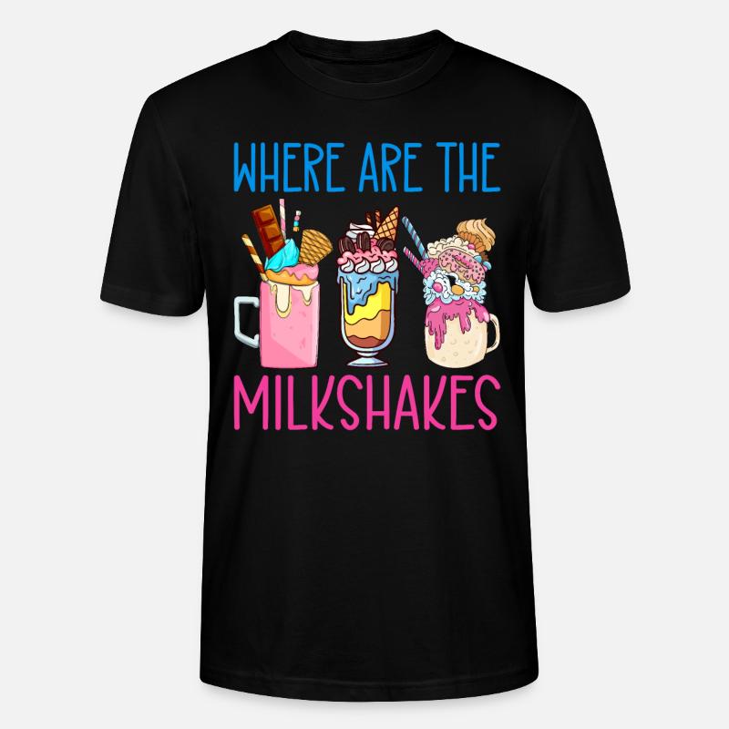 J’adore Milkshakes Milkshake Gift - T-shirt bio CRAFTER Stanley Stella Unisexe - noir