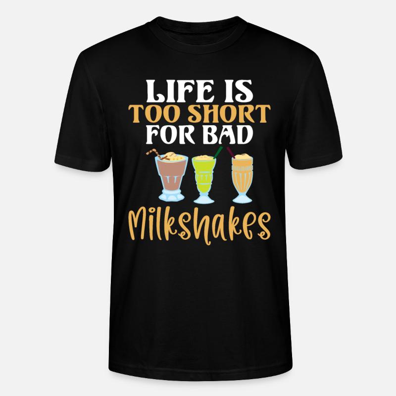 J’adore Milkshakes Milkshake Gift - T-shirt bio CRAFTER Stanley Stella Unisexe - noir