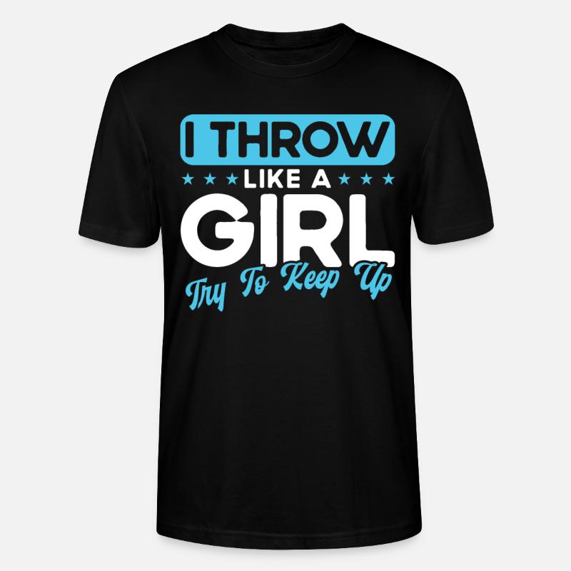 Discus Throw Discus Thrower Cadeau - T-shirt bio CRAFTER Stanley Stella Unisexe - noir