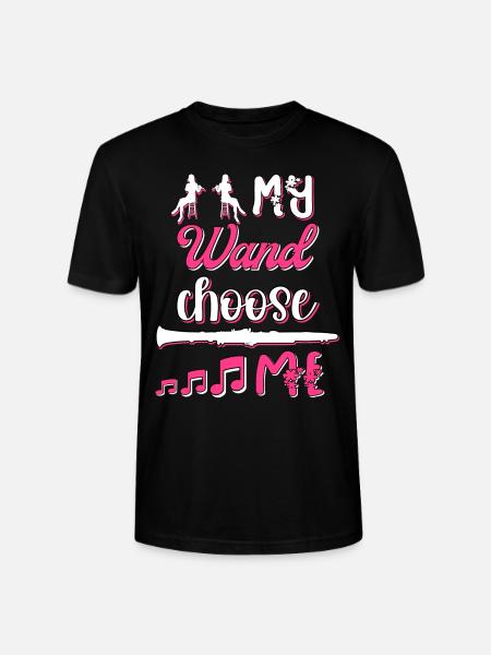 Clarinet Flute - Stanley/Stella CRAFTER Unisex Organic T-Shirt - black