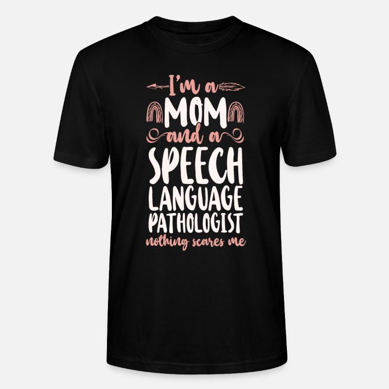 Assistant orthophoniste - T-shirt bio CRAFTER Stanley Stella Unisexe - noir