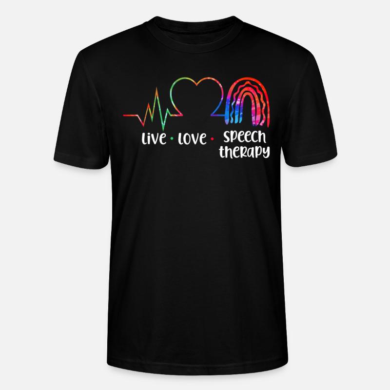 Speech Therapist Therapy Assistant - Stanley/Stella Unisex Bio-T-Shirt CRAFTER - Schwarz