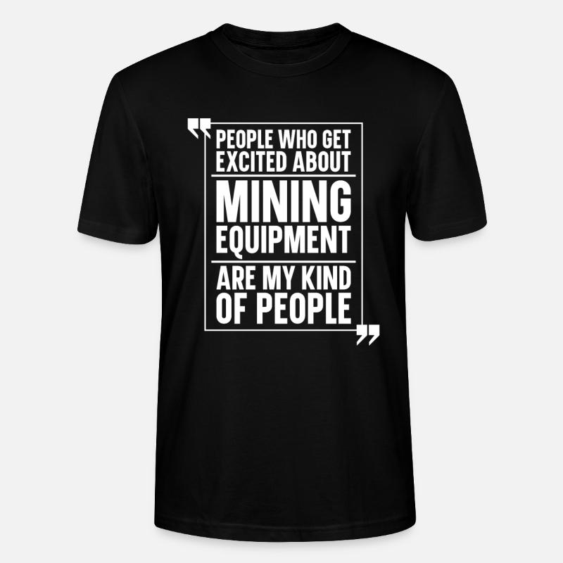 Engineer Mining Engineer - Stanley/Stella CRAFTER Unisex Organic T-Shirt - black