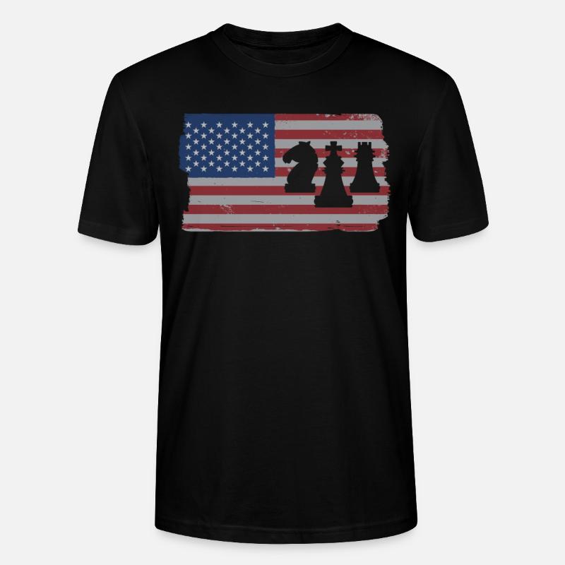 Schach Spieler - Stanley/Stella Unisex Bio-T-Shirt CRAFTER - Schwarz