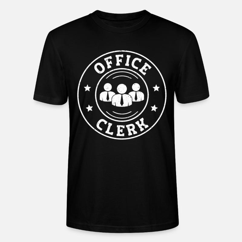 Commis de bureau d’administration - T-shirt bio CRAFTER Stanley Stella Unisexe - noir