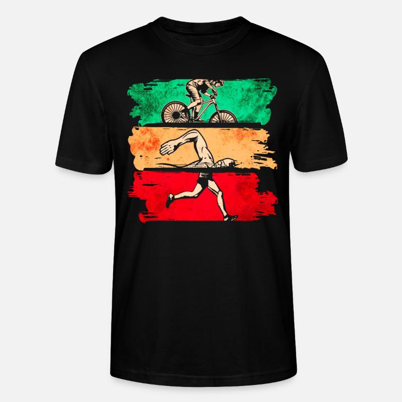 Triathlon - T-shirt bio CRAFTER Stanley Stella Unisexe - noir