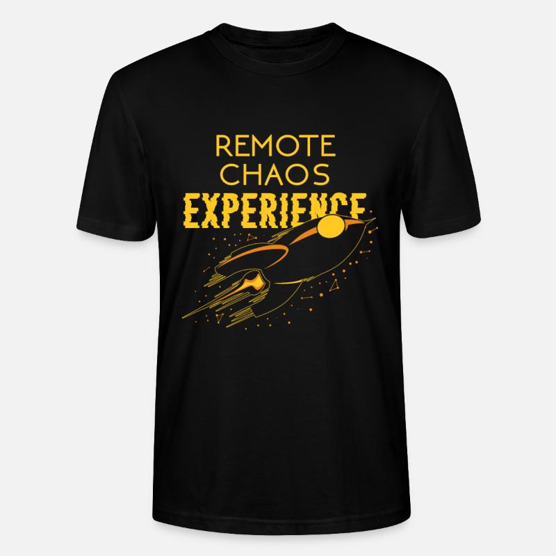 Remote Chaos Experience - Stanley/Stella Unisex Bio-T-Shirt CRAFTER - Schwarz