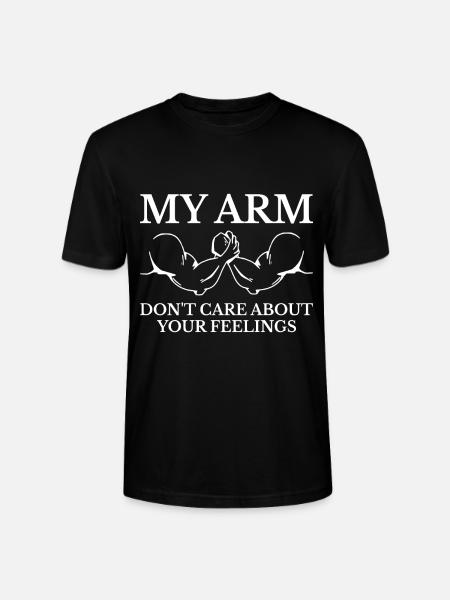 Armdrücken Armwrestler - Stanley/Stella Unisex Bio-T-Shirt CRAFTER - Schwarz