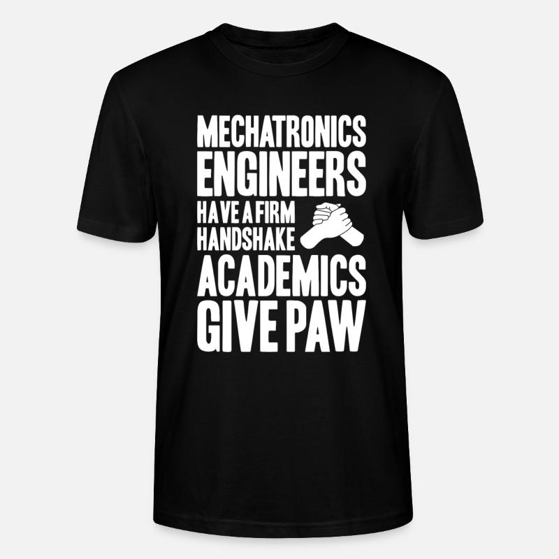 Mechatroniker Mechatronik Mechatronics Engineer - Stanley/Stella Unisex Bio-T-Shirt CRAFTER - Schwarz
