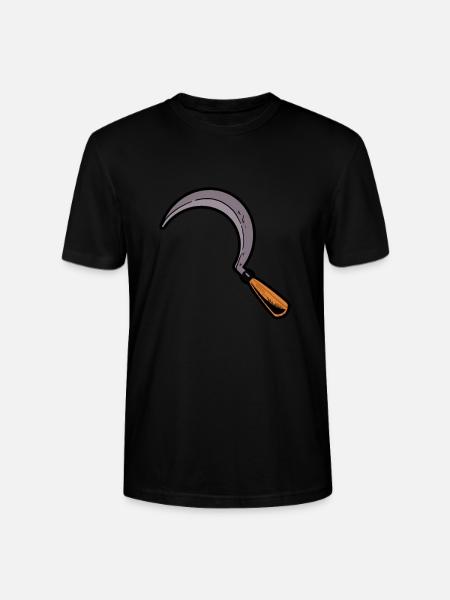 Hobbygärtner Garten Sichel - Stanley/Stella Unisex Bio-T-Shirt CRAFTER - Schwarz
