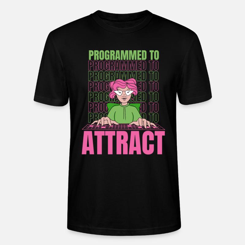 Developer Coder Programmer Funny - Stanley/Stella CRAFTER Unisex Organic T-Shirt - black