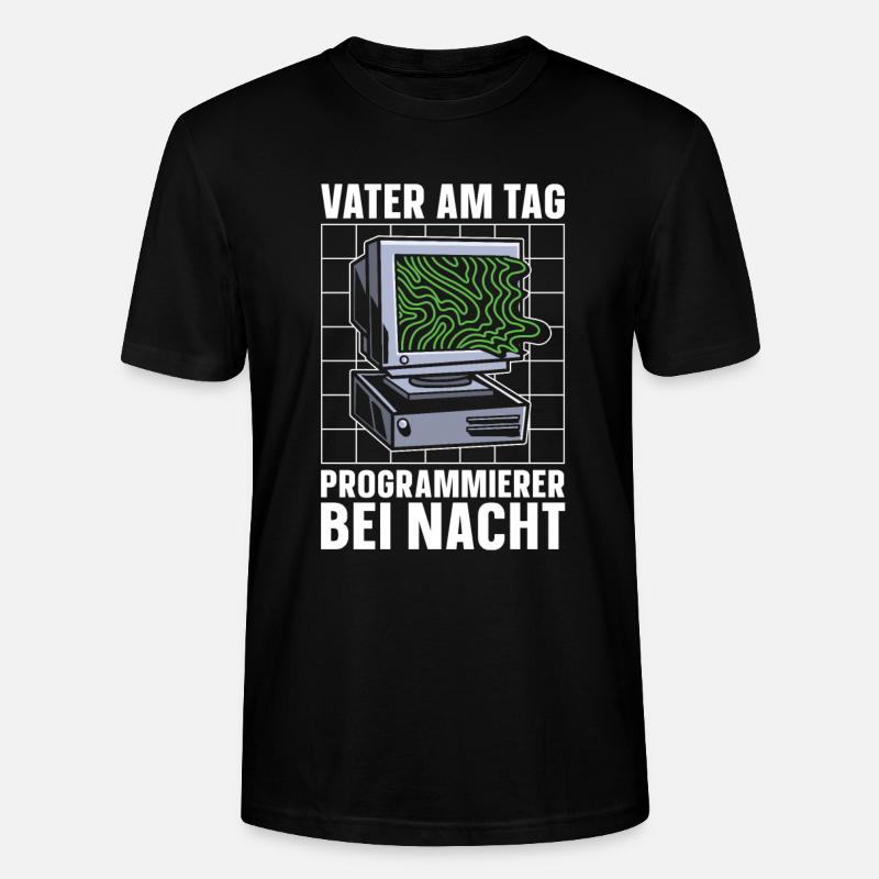 Entwickler Coder Programmierer - Stanley/Stella Unisex Bio-T-Shirt CRAFTER - Schwarz