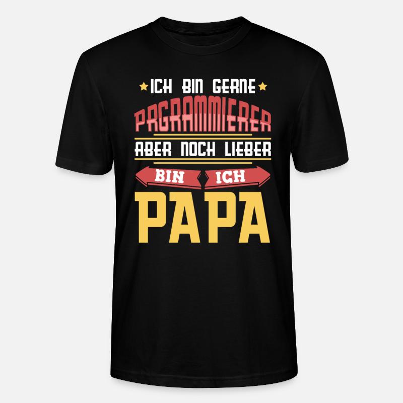 Entwickler Coder Programmierer - Stanley/Stella Unisex Bio-T-Shirt CRAFTER - Schwarz