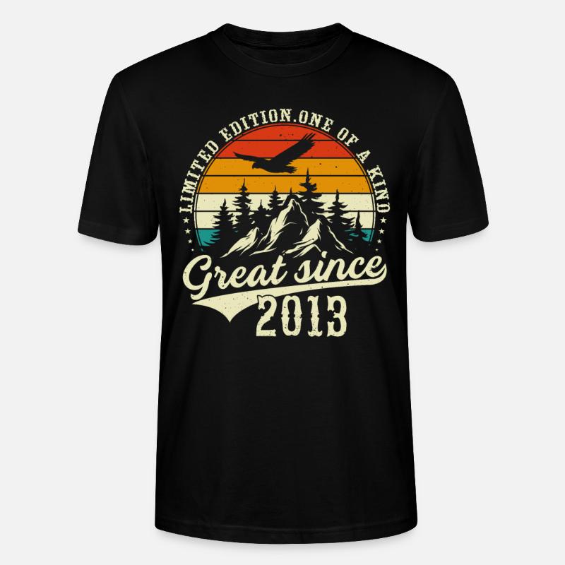 Einzigartig seit 2013 - Stanley/Stella Unisex Bio-T-Shirt CRAFTER - Schwarz