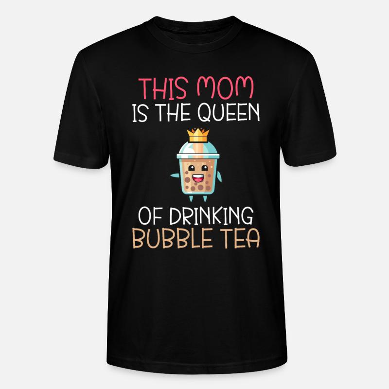 Bubble Tea Lover Cadeau - T-shirt bio CRAFTER Stanley Stella Unisexe - noir