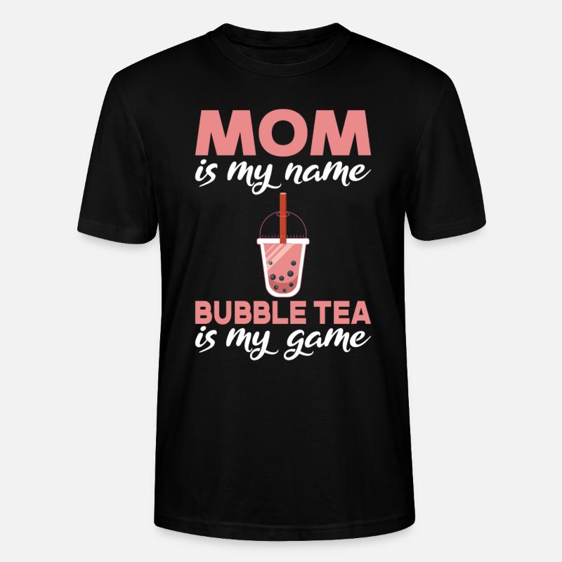 Bubble Tea Lover Geschenk - Stanley/Stella Unisex Bio-T-Shirt CRAFTER - Schwarz