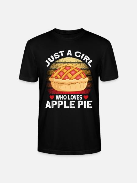 Apple pie - Stanley/Stella CRAFTER Unisex Organic T-Shirt - black