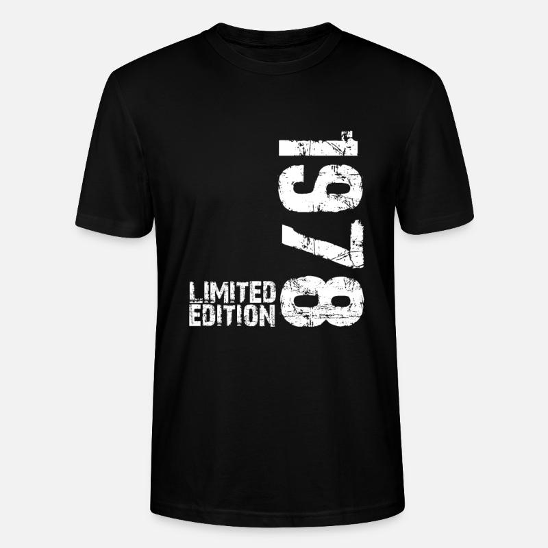 1978 Édition limitée - T-shirt bio CRAFTER Stanley Stella Unisexe - noir