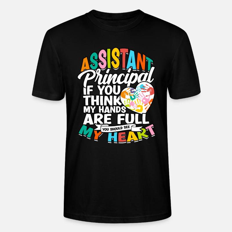 Principal adjoint Principal Gift - T-shirt bio CRAFTER Stanley Stella Unisexe - noir