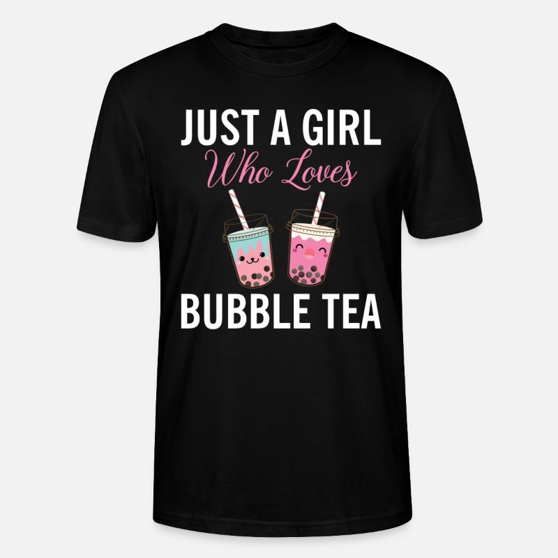 Bubble Tea Lover Cadeau - T-shirt bio CRAFTER Stanley Stella Unisexe - noir