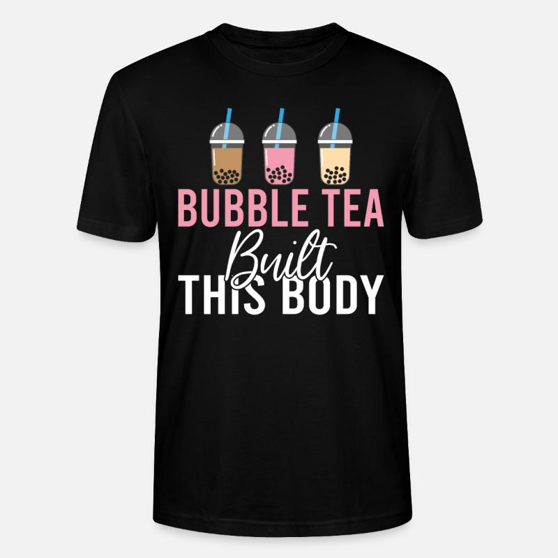 Bubble Tea Lover Cadeau - T-shirt bio CRAFTER Stanley Stella Unisexe - noir
