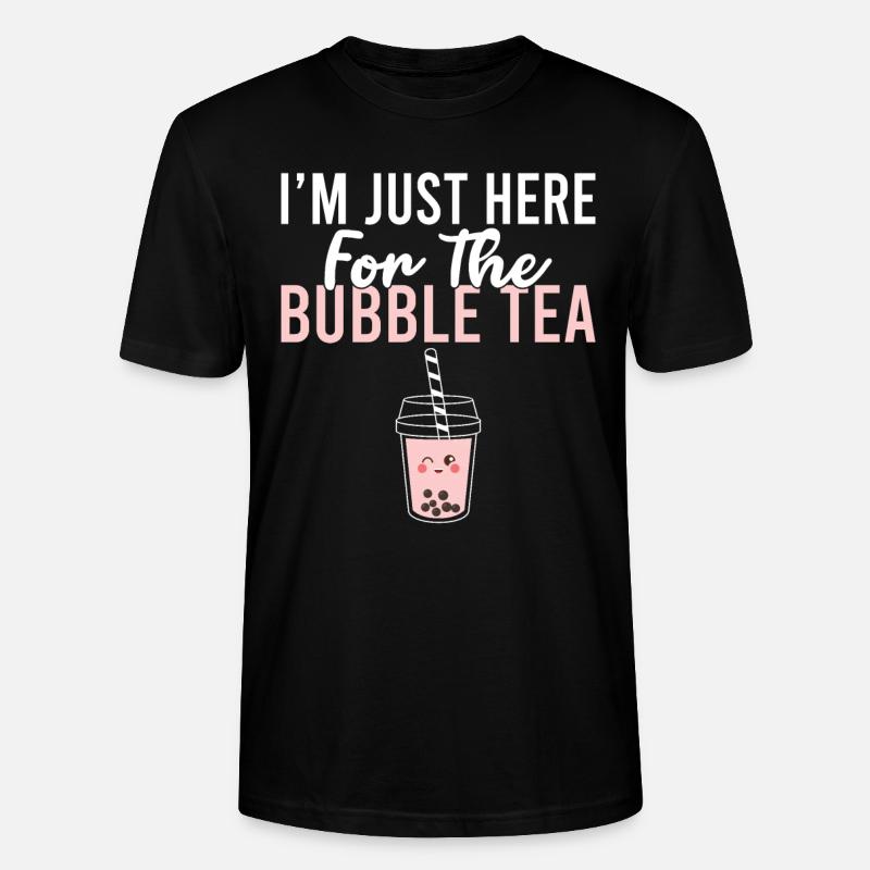 Bubble Tea Lover Cadeau - T-shirt bio CRAFTER Stanley Stella Unisexe - noir
