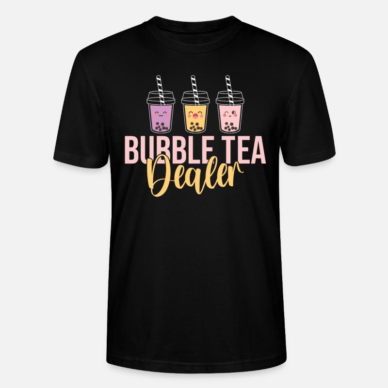 Bubble Tea Lover Cadeau - T-shirt bio CRAFTER Stanley Stella Unisexe - noir