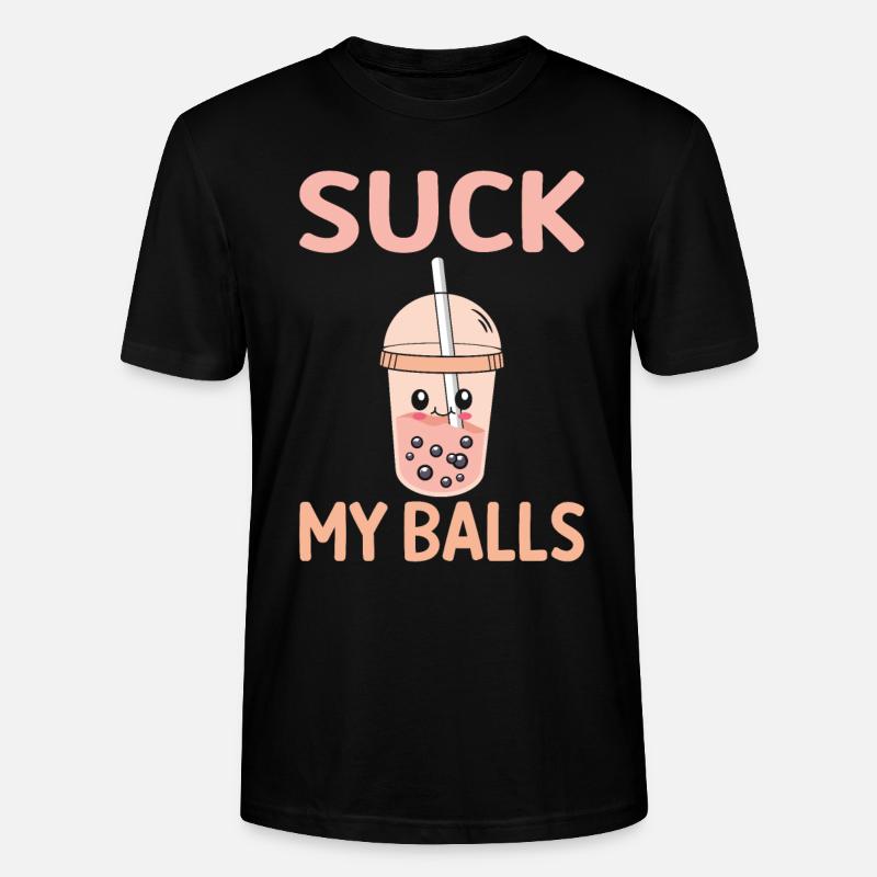 Bubble Tea Lover Cadeau - T-shirt bio CRAFTER Stanley Stella Unisexe - noir
