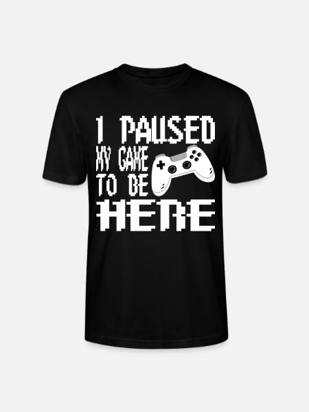 Gaming Retro Geschenkidee - Stanley/Stella Unisex Bio-T-Shirt CRAFTER - Schwarz