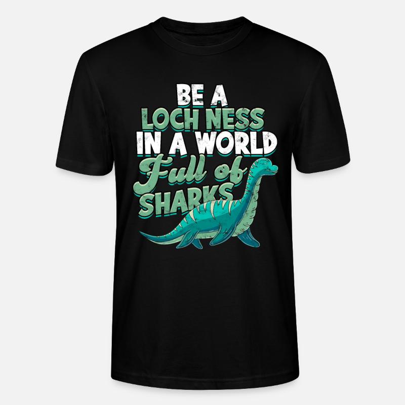 lochlochlochness geschenkidee geschenk - Stanley/Stella Unisex Bio-T-Shirt CRAFTER - Schwarz