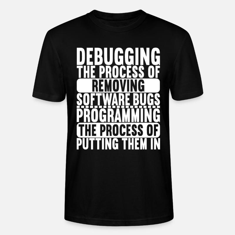 Programmer Computer Scientist - Stanley/Stella CRAFTER Unisex Organic T-Shirt - black