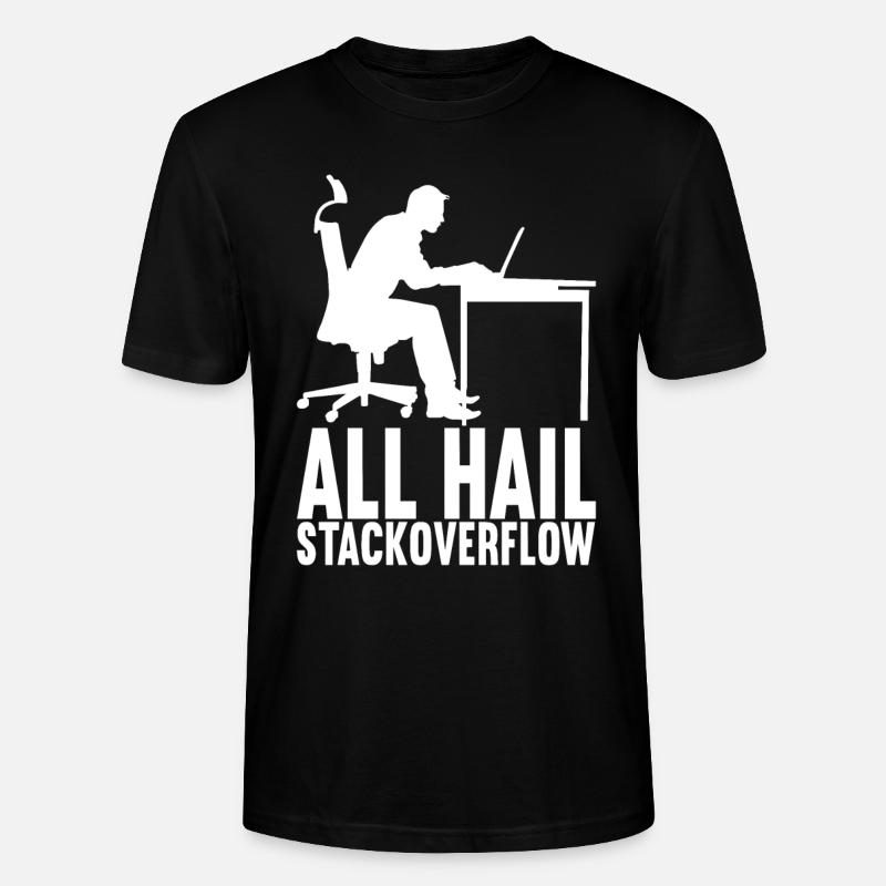 Programmer Computer Scientist - Stanley/Stella CRAFTER Unisex Organic T-Shirt - black