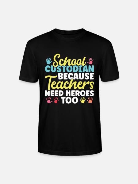 School officials - Stanley/Stella CRAFTER Unisex Organic T-Shirt - black