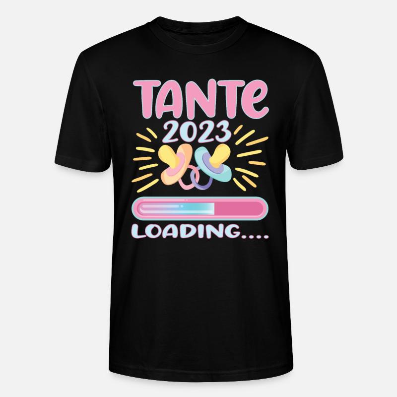 Tante 2023 Loading - Stanley/Stella Unisex Bio-T-Shirt CRAFTER - Schwarz