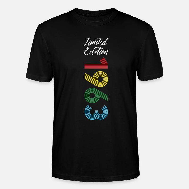 Édition limitée 1963 - T-shirt bio CRAFTER Stanley Stella Unisexe - noir