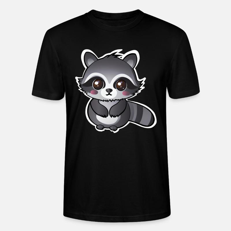 Raton laveur - T-shirt bio CRAFTER Stanley Stella Unisexe - noir