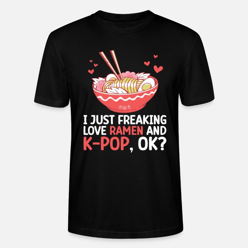 Ramen K-Pop - T-shirt bio CRAFTER Stanley Stella Unisexe - noir