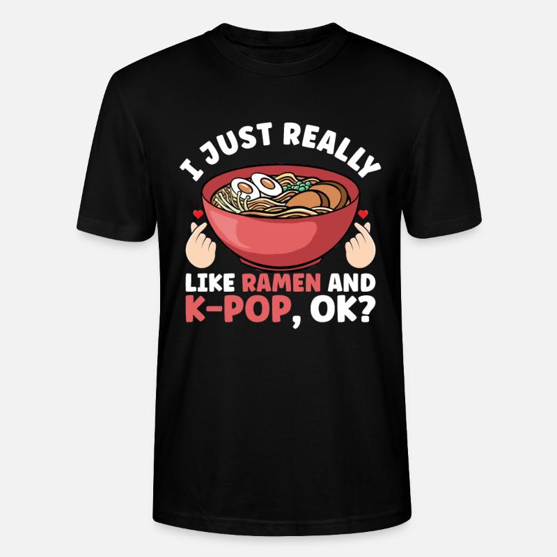 Ramen K-Pop - T-shirt bio CRAFTER Stanley Stella Unisexe - noir