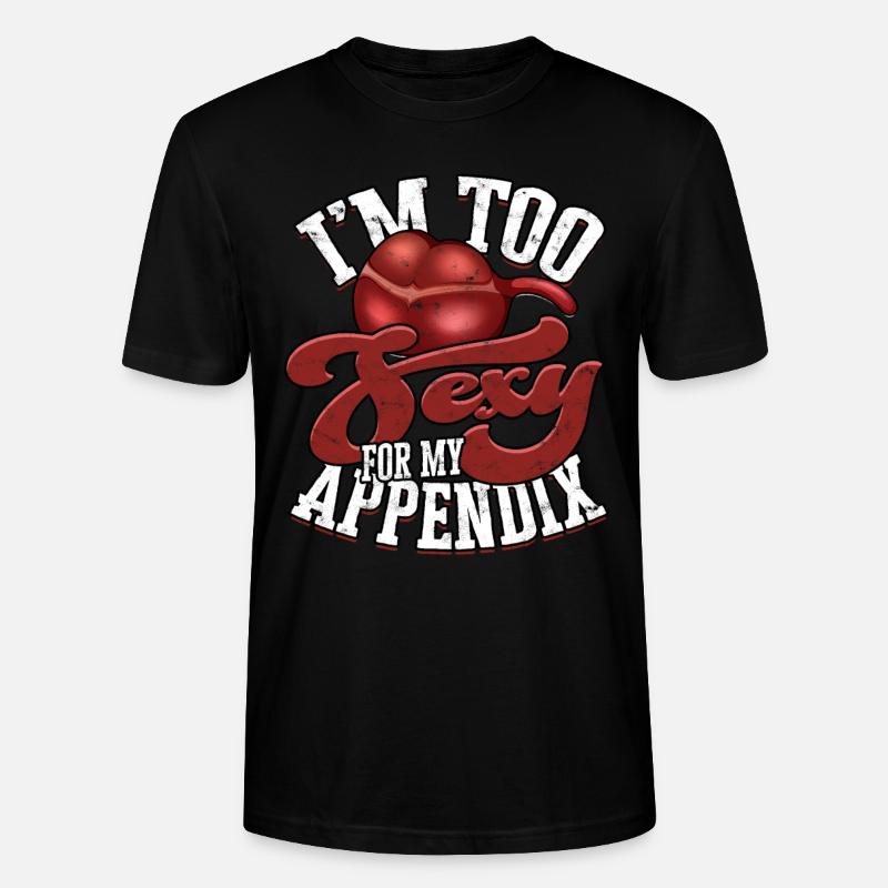 Annexe Opération Appendicectomie Retrait - T-shirt bio CRAFTER Stanley Stella Unisexe - noir