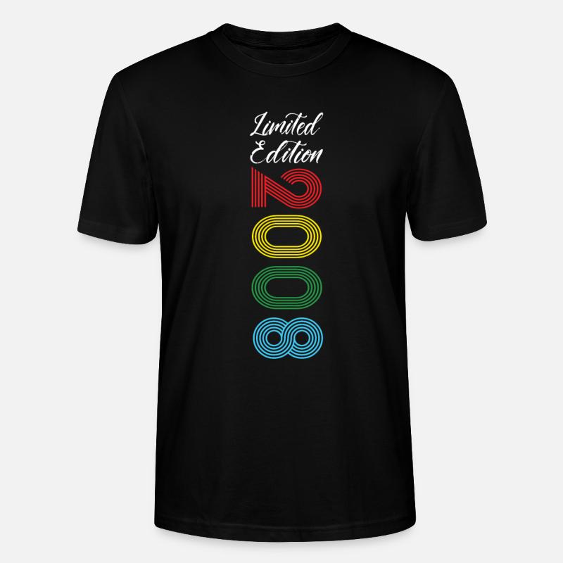 Édition limitée 2008 - T-shirt bio CRAFTER Stanley Stella Unisexe - noir
