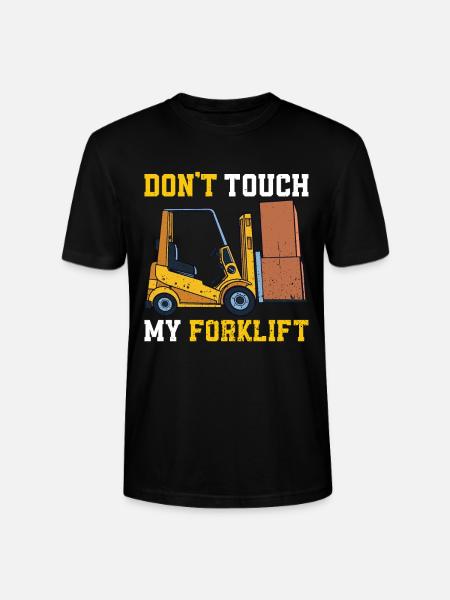 Forklift driver - Stanley/Stella CRAFTER Unisex Organic T-Shirt - black
