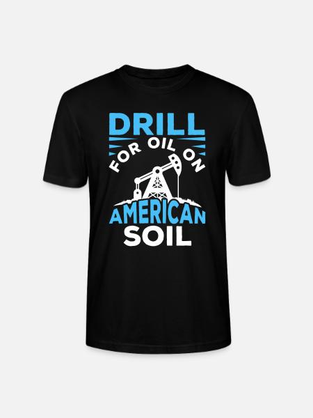 Ölfeld Bohrinsel Amerikanisch - Stanley/Stella Unisex Bio-T-Shirt CRAFTER - Schwarz