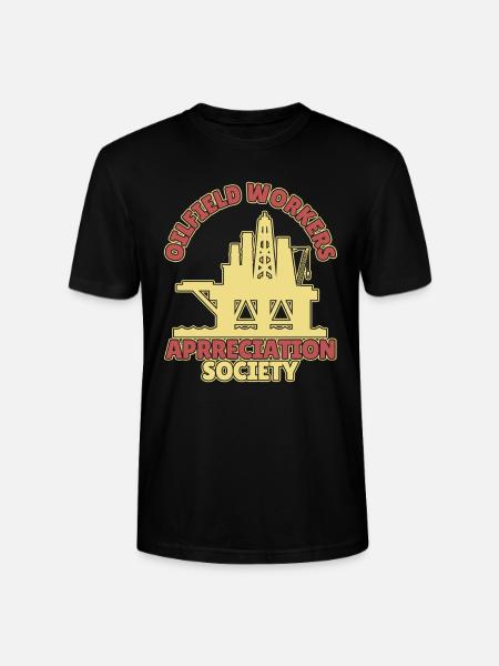 Ölfeld Bohrinsel - Stanley/Stella Unisex Bio-T-Shirt CRAFTER - Schwarz