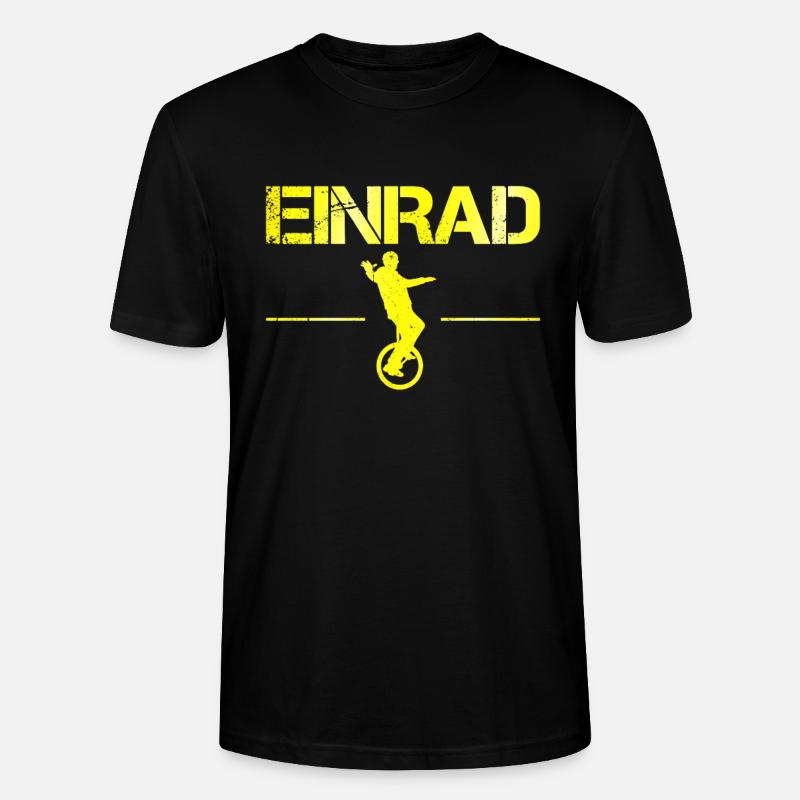 Einrad - Stanley/Stella Unisex Bio-T-Shirt CRAFTER - Schwarz