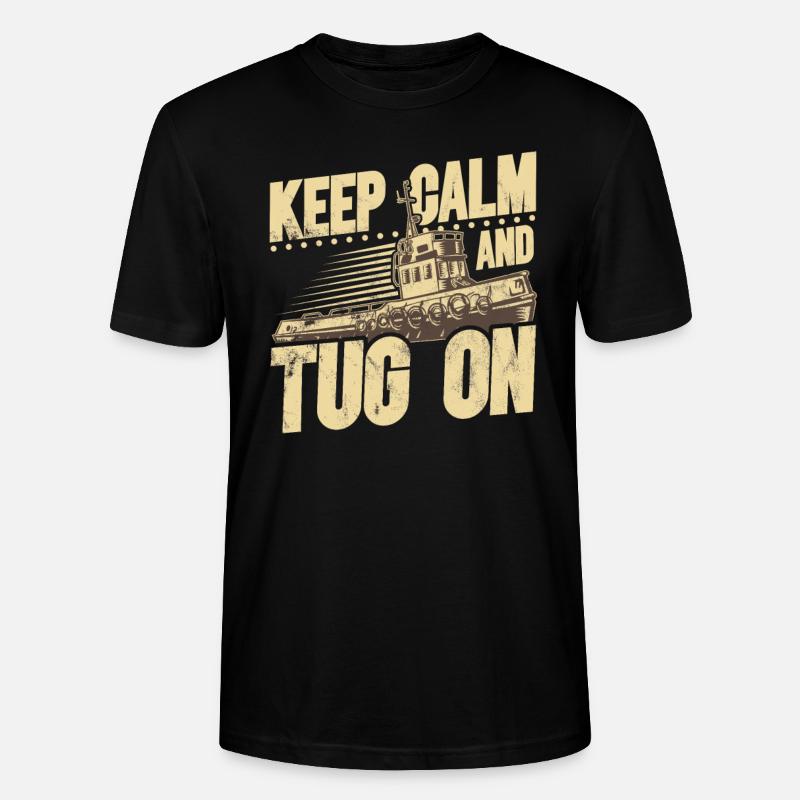 Schlepper Schleppboot Tug Life - Stanley/Stella CRAFTER Unisex Organic T-Shirt - black